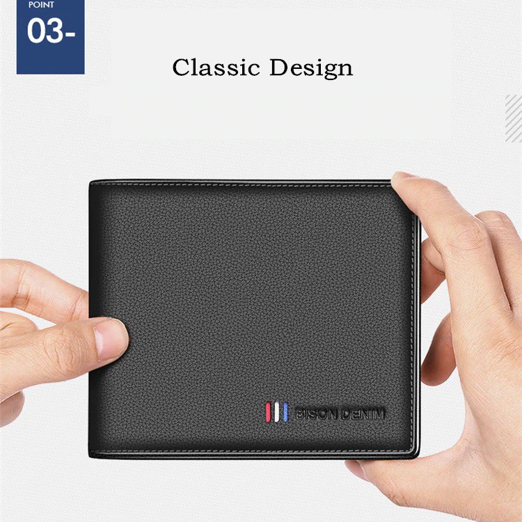 Bison Denim Dompet Kulit Pria N4475