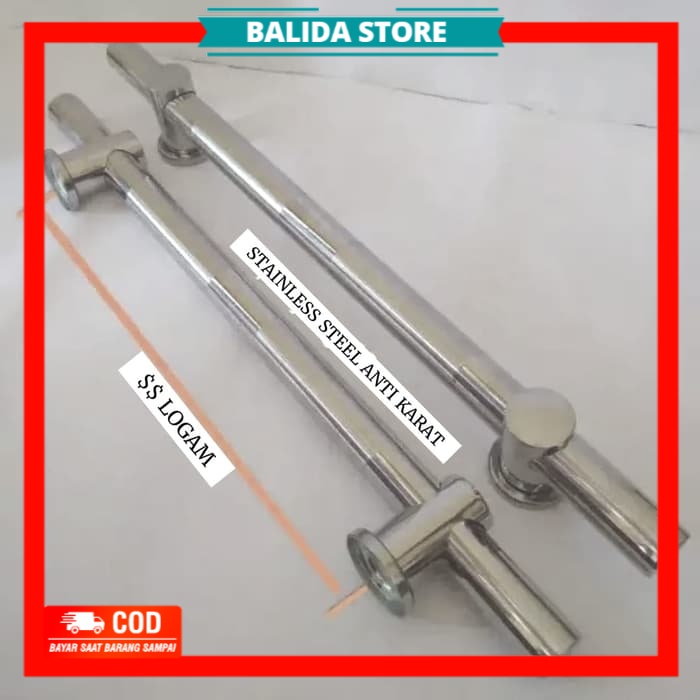 GAGANG PINTU - HANDLE PINTU RUMAH STAINLESS PANJANG 1 METER