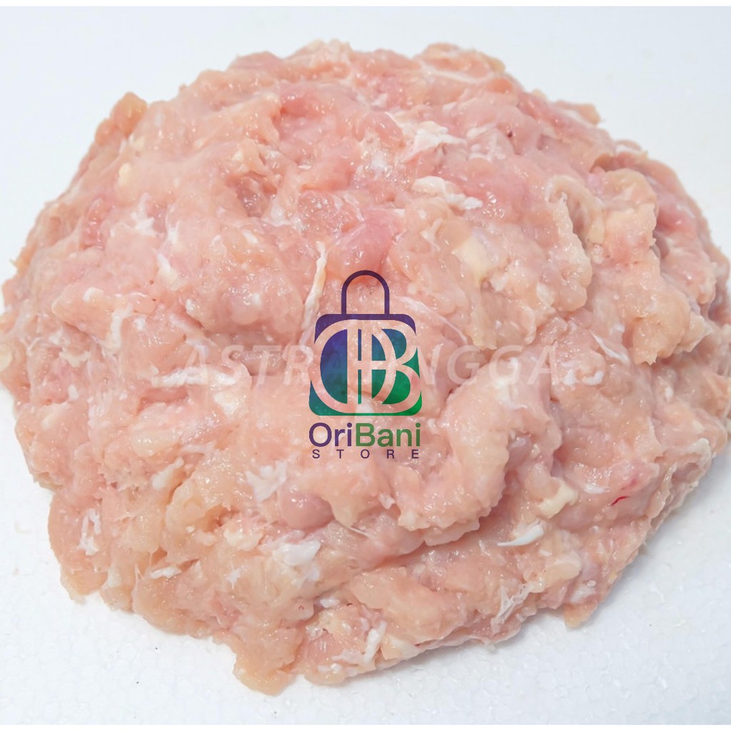 

dada ayam giling dengan kulit