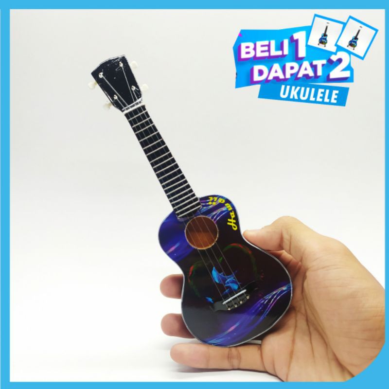 Pajangan Ukulele Miniatur Gitar Ukulele Hiasan Rak Dindin Ukulele Beli 1 Dapat 2 Indonesia