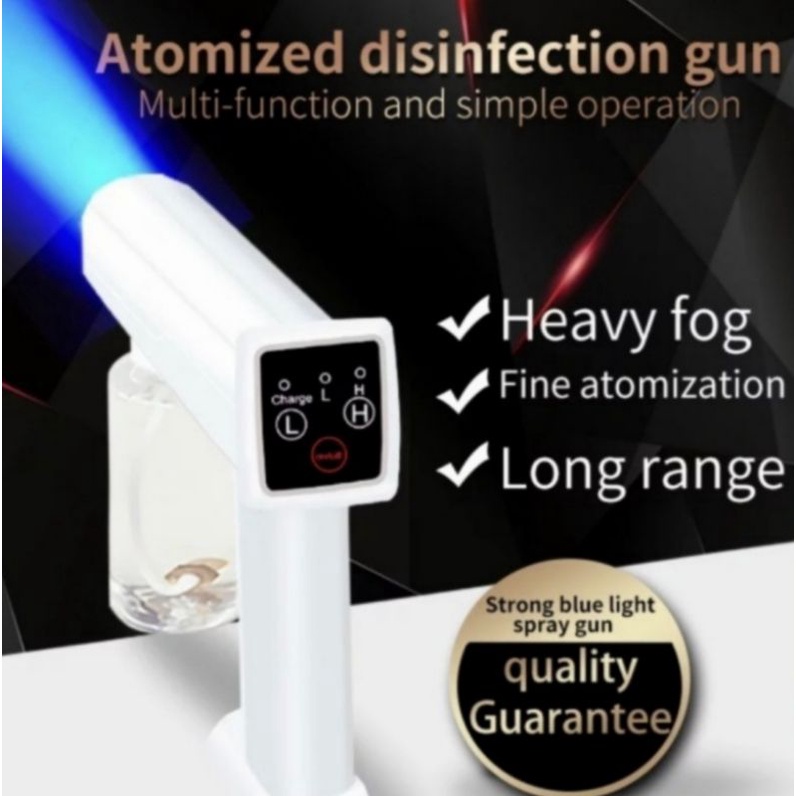 SPRAY GUN DISSENFEKTAN  /  Spray Gun UV Disinfektan PortableDisinfektan Spray Gun Uv Atomizer steril Disinfectant Portable