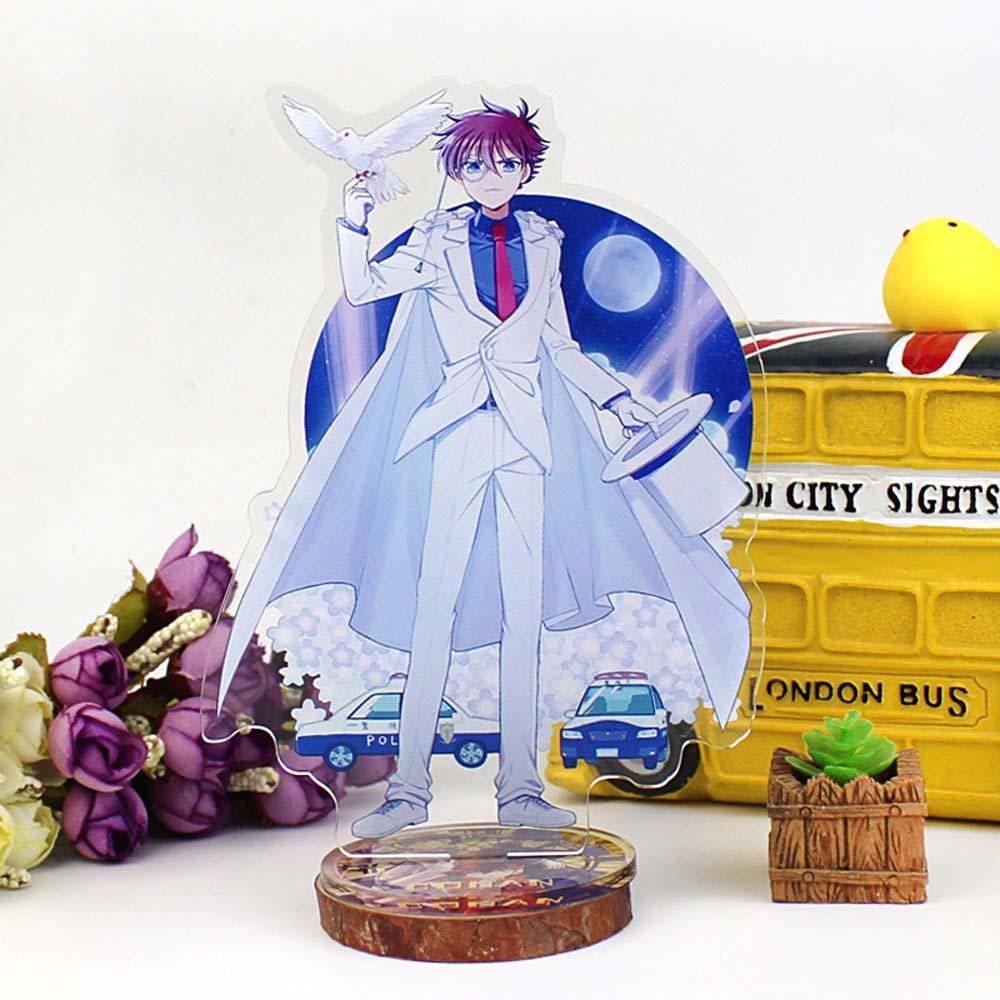 Lanfy Detektif Conan Dua Sisi Fashion Fans Hadiah Dekorasi Mainan Koleksi Model Action Figure Kiddo Hattori Conan Heiji Furuya Figure Model Plat