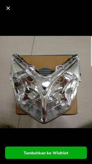 reflektor/ lampu depan supra x 125'07