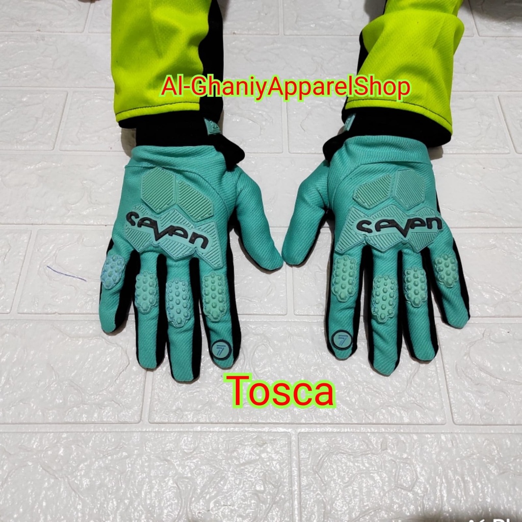 sarung tangan cross trail sarung tangan berkendara gloves anti slip sarung tangan murah bisa cod sarung tangan motor terlaris glove offroad TOSCA