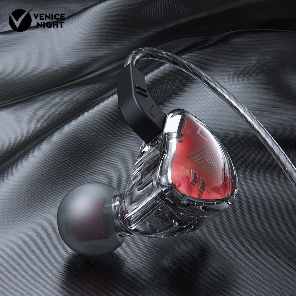 (Veni) Qkz Ak9 Earphone In-Ear Hifi Heavy Bass Dengan Kabel+Mikrofon Untuk Olahraga