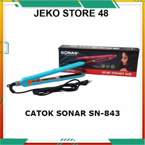 Catokan Rambut Salon Original Sonar SN-843 - Catok Sonar Berkualitas - Catok Rambut Salon Smothing - Catok Rambut Murah JK Jeko Store 48