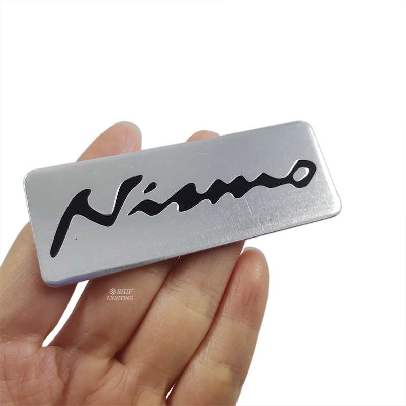 1pc Stiker Emblem Logo NISMO Nissan Bahan Aluminum Untuk Dekorasi Mobil Nissan