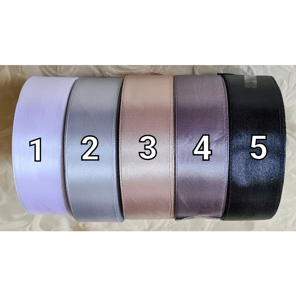 Pita Satin 2.5cm / 1 inch per roll