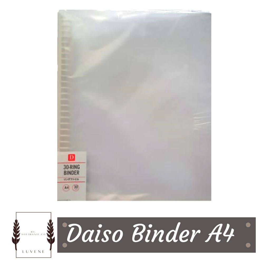 

DAISO Binder Ukuran A4 30 Ring