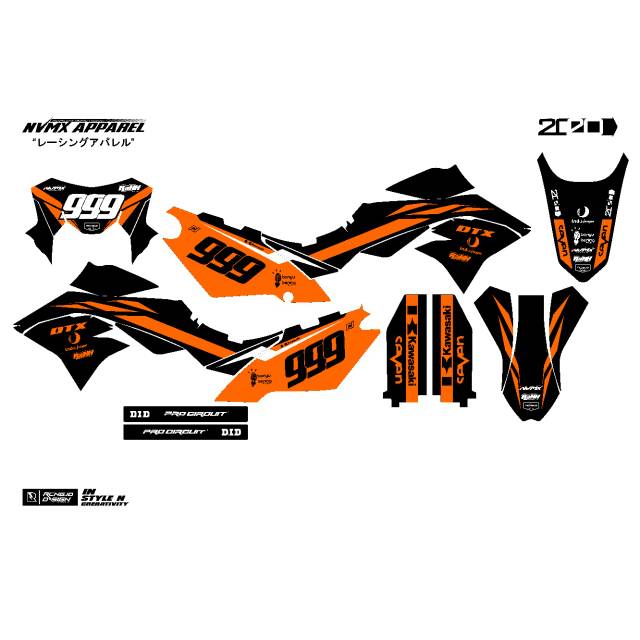 

Decal stiker D tracker free desain 1125