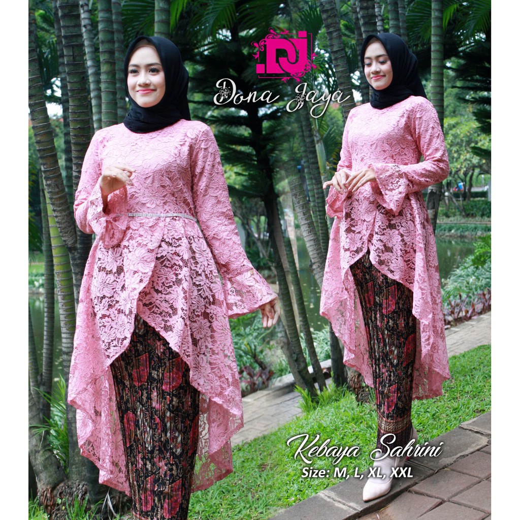 Kebaya Modern Brokat Srikandi Enam Pilihan Warna Lainnya