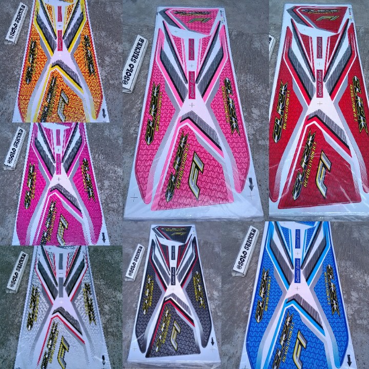 Striping Sticker Lis Motor Variasi Motor Vario 150 - 125 New th 2015-2017