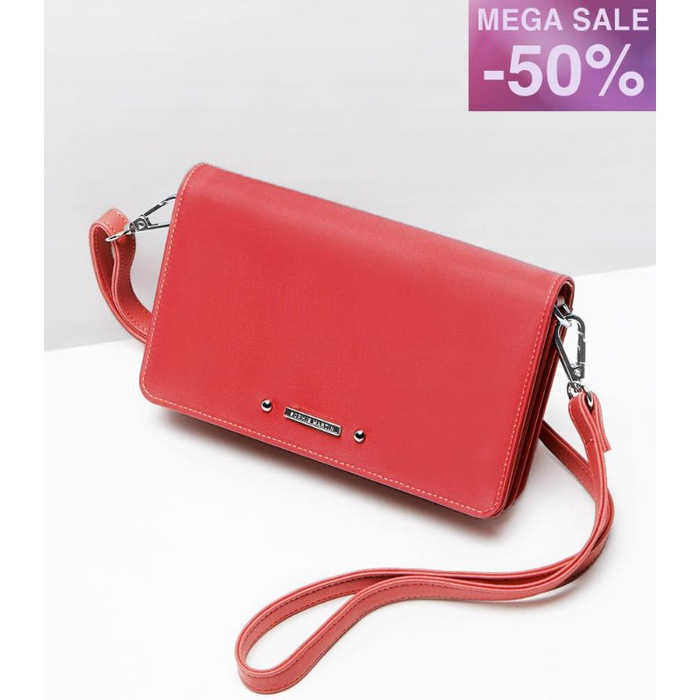 (BISA COD) Dompet tali panjang LOTTIENNE Coral Sophie Paris