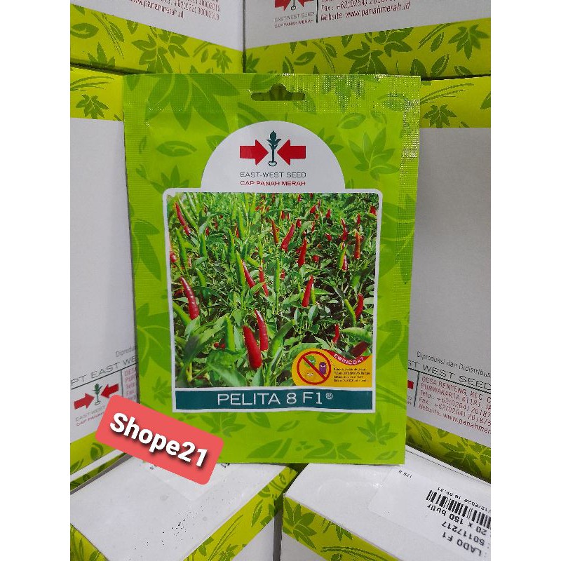 Benih Cabe Rawit Pelita 8 f1 isi 350 biji