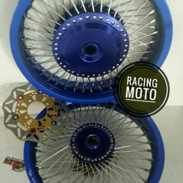 VELG CHAMP SEPAKET ICON-MIO125-XEON-XRIDE-MIOJ-FINO-RING14X250-215 CAKRAM STEL VELG JARI2 SERIBU