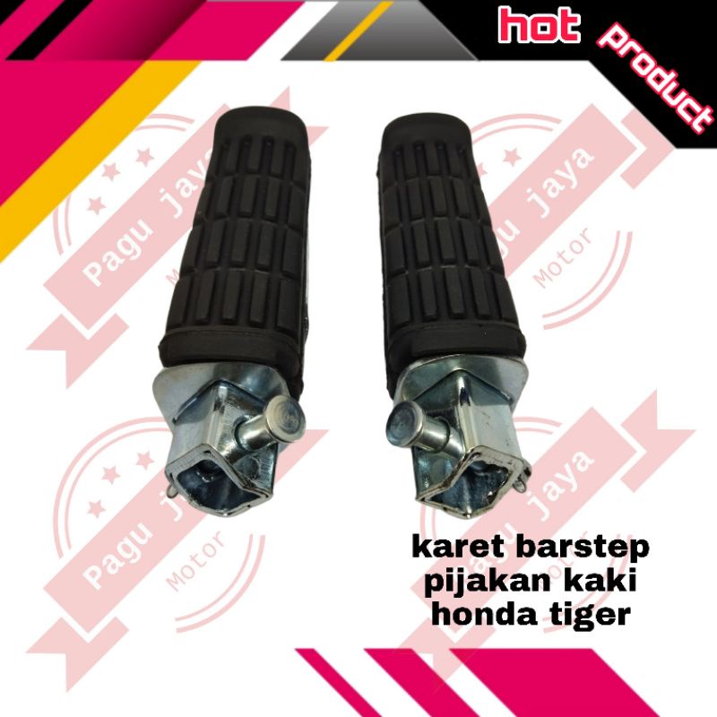 Karet barstep footstep pustep pijakan kaki honda tiger (1 set) ZUNAGAWA