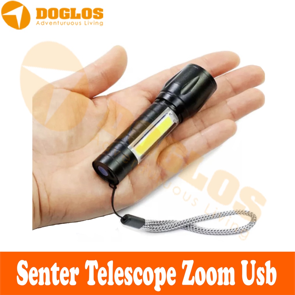 Senter Telescopic Flashlight LED 511 Outdoor Hiiking Traveling Camping