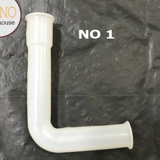 Selang Karet Silicone Air Dispenser Bengkok L Pendek No 1