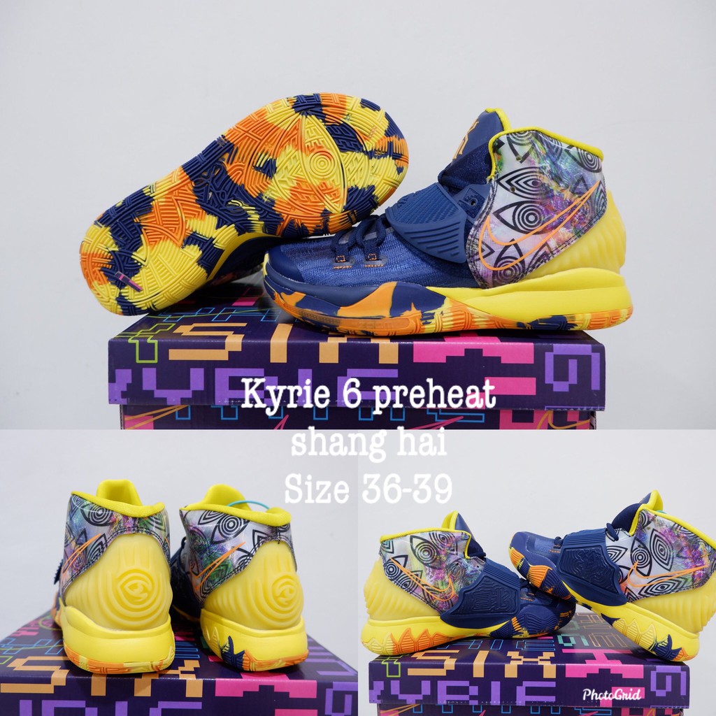sepatu basket anak dewasa nike kyrie 6 preheat shang hai gs kids youth