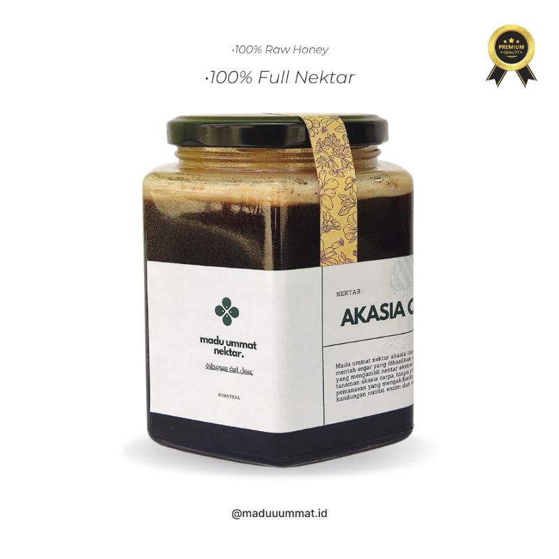 

Madu Murni Asli Madu Ummat Nektar Akasia carpa Uji Lab Kemurnian SNI