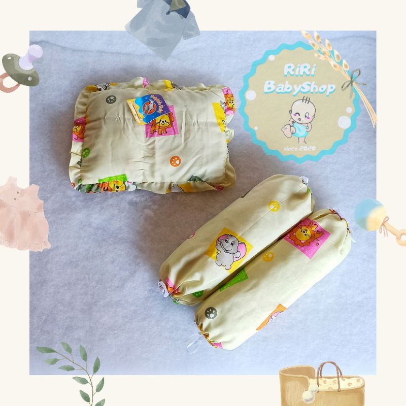 Bantal Guling Bayi Set Motif Karakter