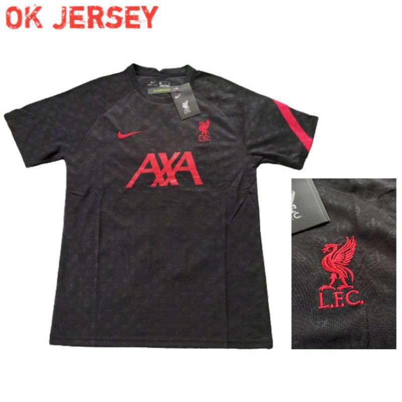 JERSEY BOLA LFC - LIVERPOOL TRAINING HITAM 2020-2021 IMPORT GRADE ORI