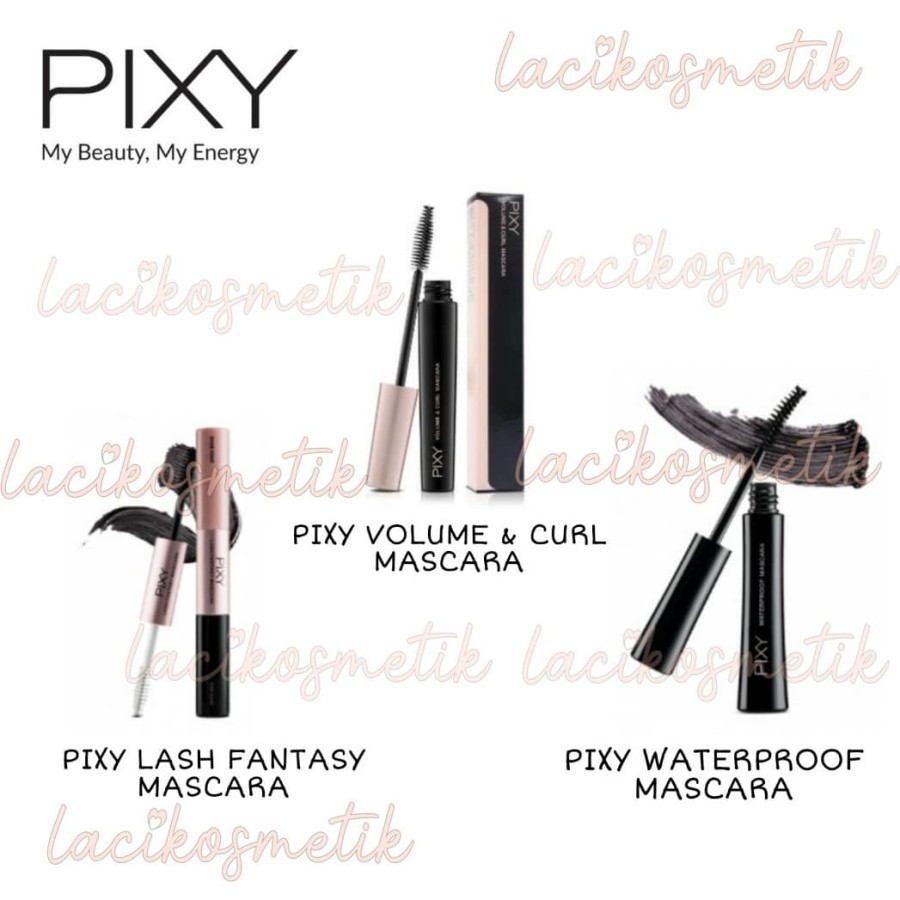 ✨LACIKOSME✨ PIXY PENSIL EYELINER MASCARA WATERPROOF - PENSIL ALIS LINE &amp; SHADOW ORIGINAL