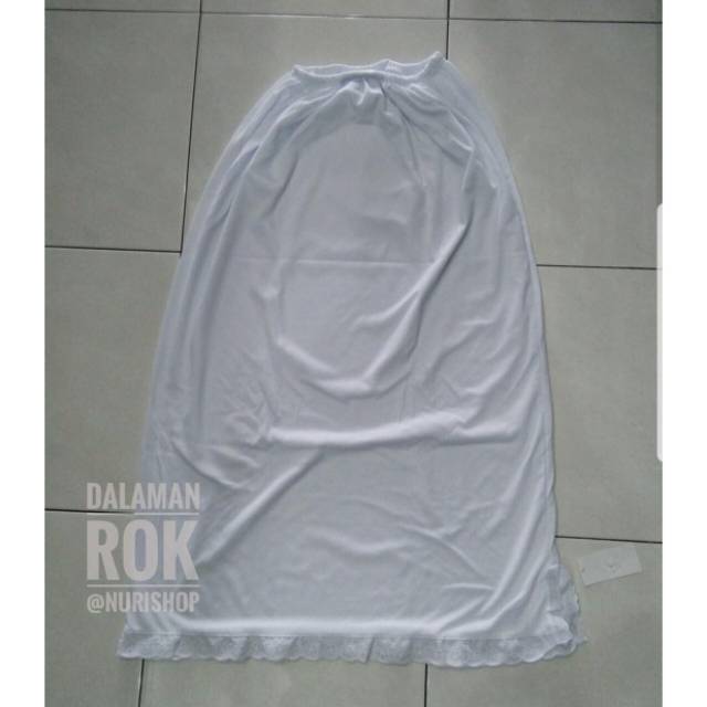 Dalaman Rok Handrok Wanita Putih Hitam Pink / Perlengkapan Haji Umroh