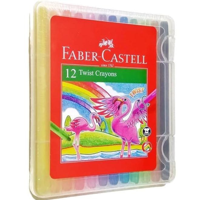 

Twist Crayon Faber Castell 12 Colour/Crayon Putar Best Seller