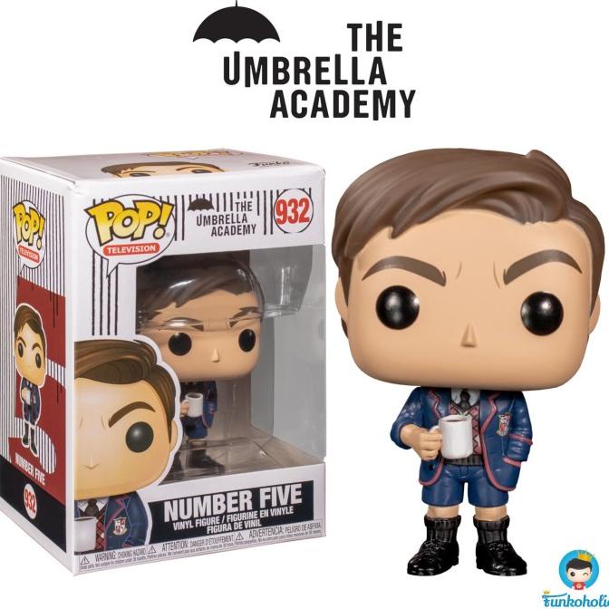 BEST SELLER FUNKO POP TELEVISION THE UMBRELLA ACADEMY - NUMBER FIVE #932 HAPPY SHOPING