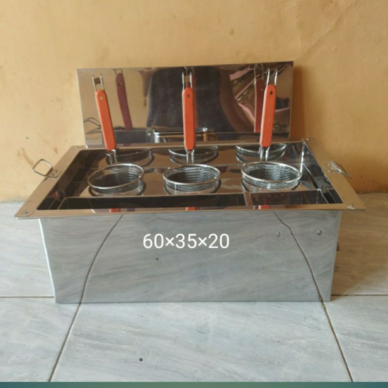 DANDANG MIE AYAM KOTAK/TONG MIE AYAM BAKSO/DANDANG MIE AYAM SEKAT KOTAK 3 LUBANG/JUMBO