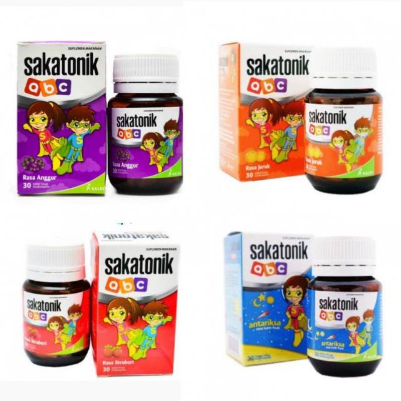 Sakatonik ABC Tablet Hisap Anak / Vitamin Tablet Hisap Anak / Isi 30 tablet / Sakatonik Abc