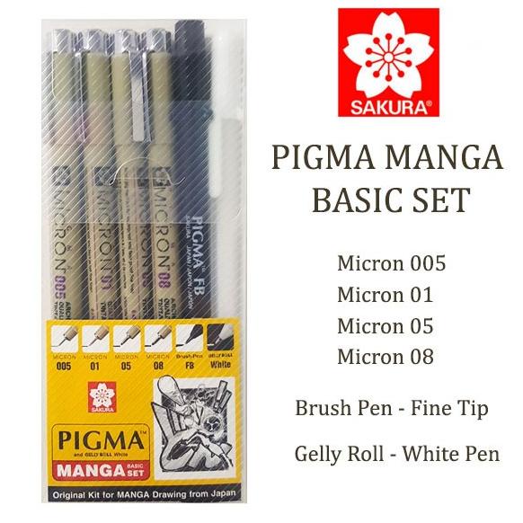 

(COD) Sakura Pigma Manga Basic Set