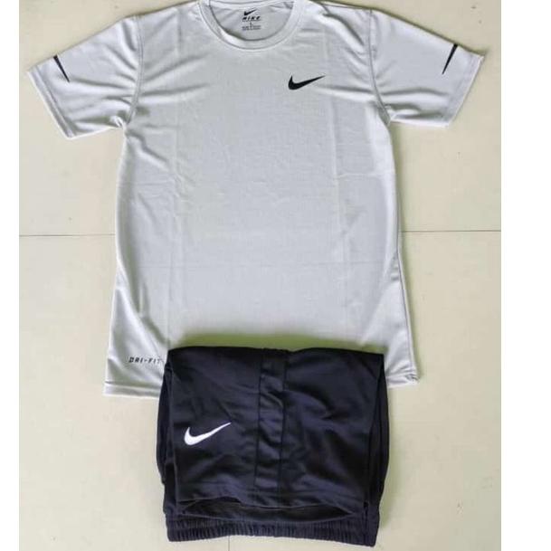 Oke Price.. Setelan Baju Olahraga Pria Nike Running Gym lmport