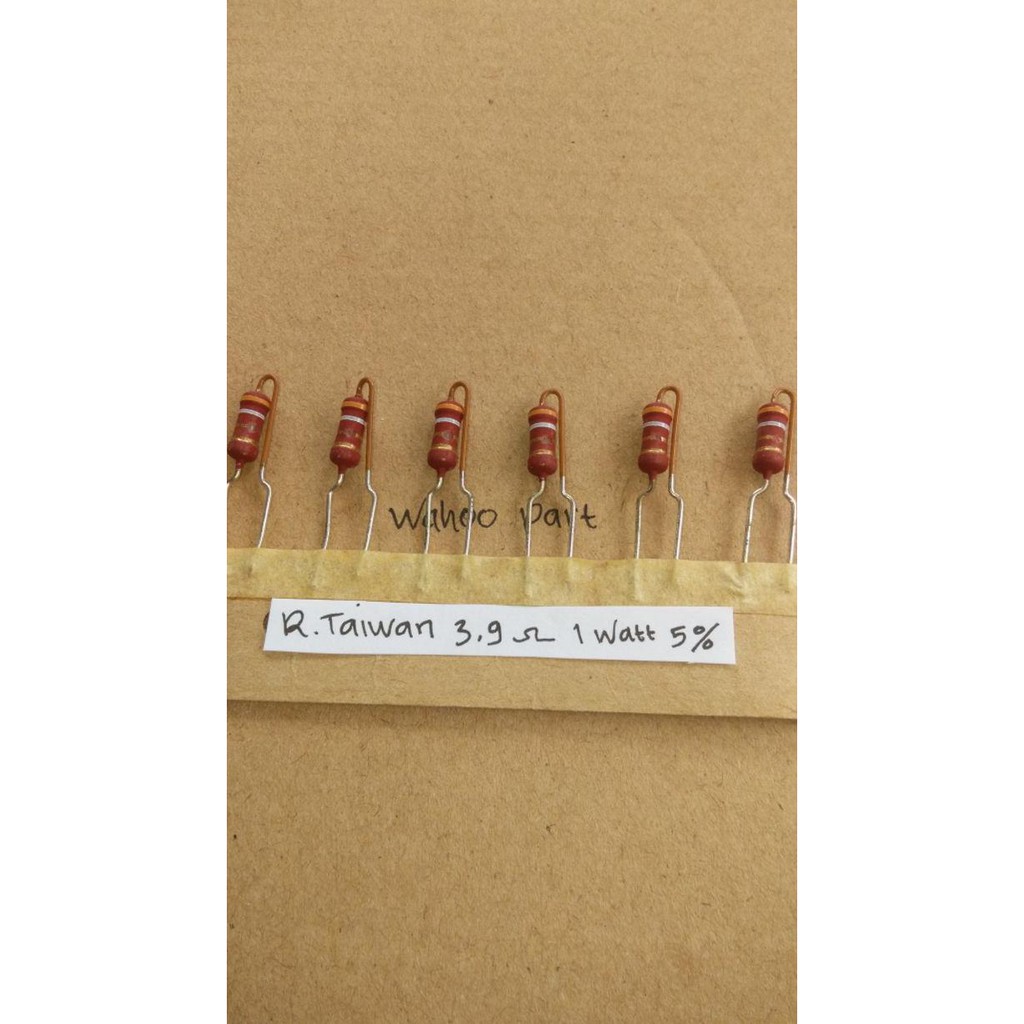 Resistor 3,9 Ohm 1 Watt 5% Taiwan Wahooo Segera Beli