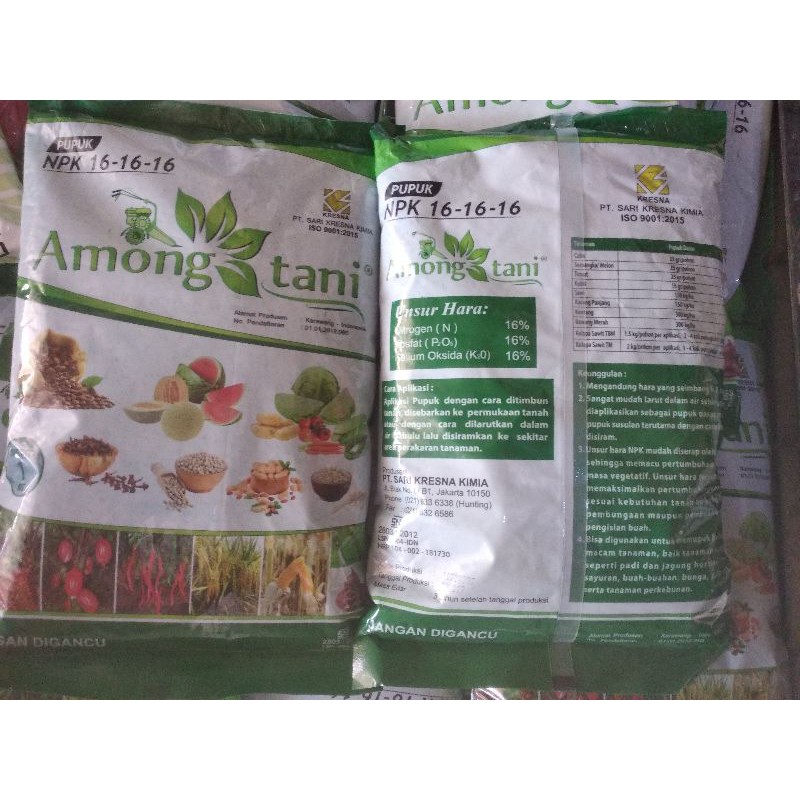 NPK Among Tani 16:16:16  kemasan 1kg