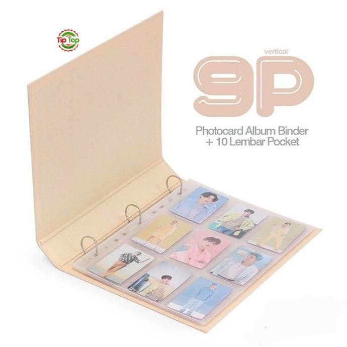 

BANTEX Photocard Album A4 3Ring (Binder+1Pak9P) Tropica Color #8322P