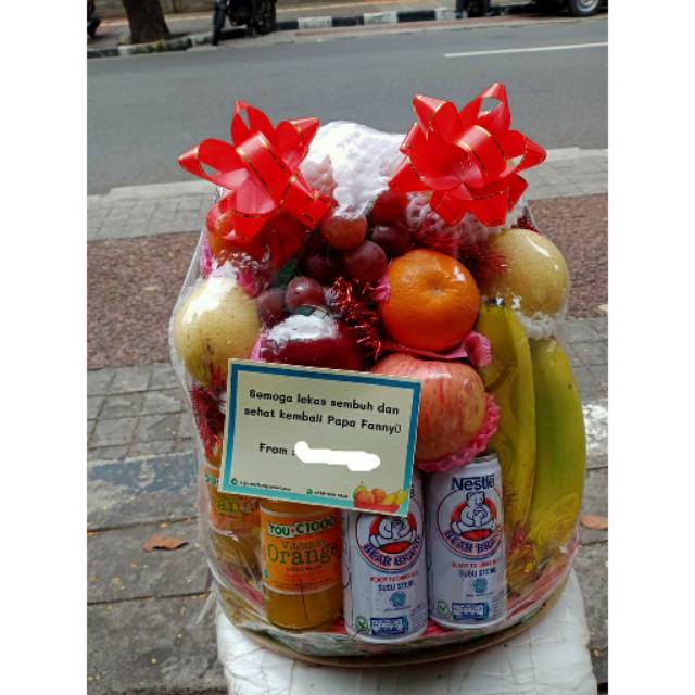 Parcel Buah mix Bearbrand &amp; You C1000 (free kartu ucapan)