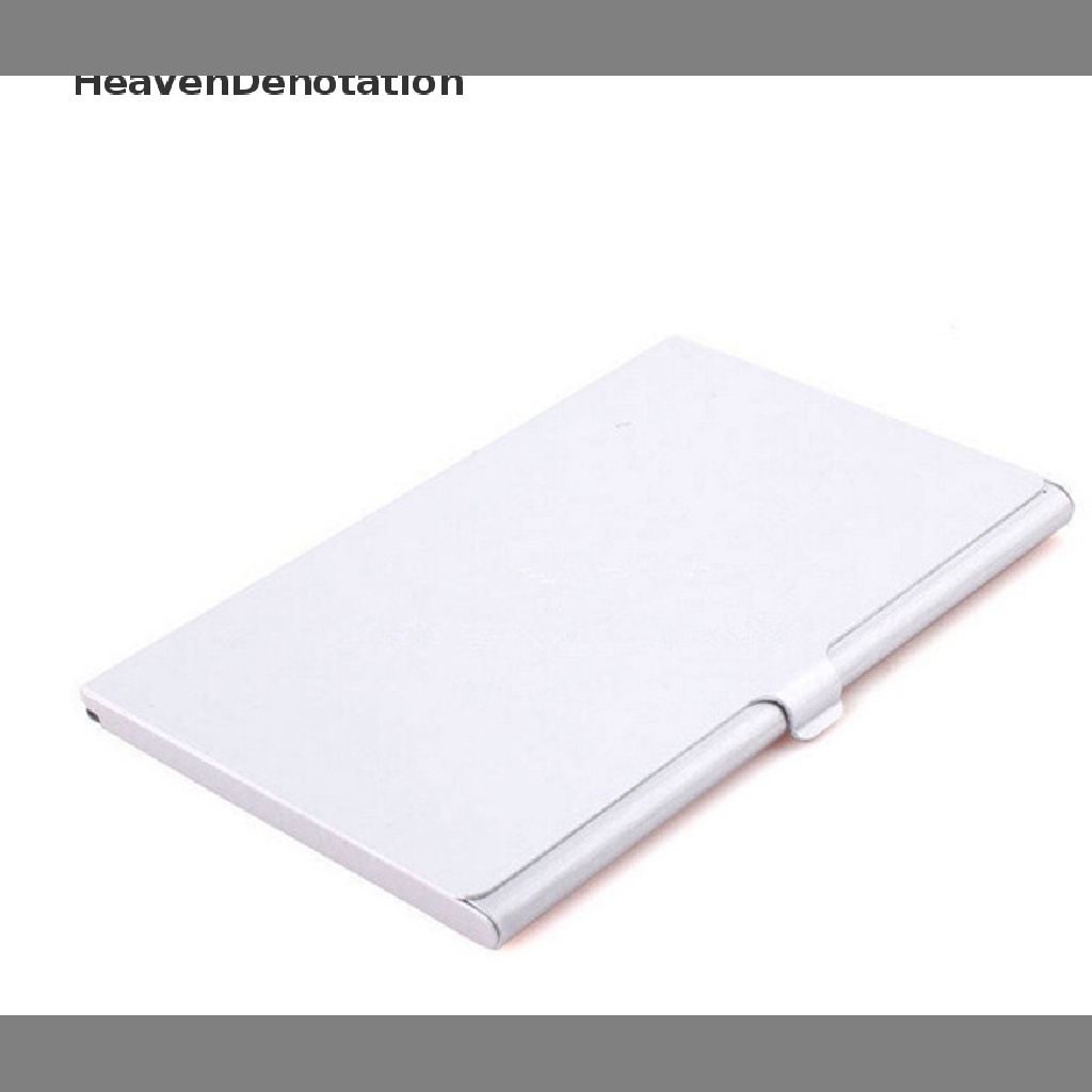 (Heavendenotation) Kotak Holder Kartu Kredit / Id Bahan Stainless Steel