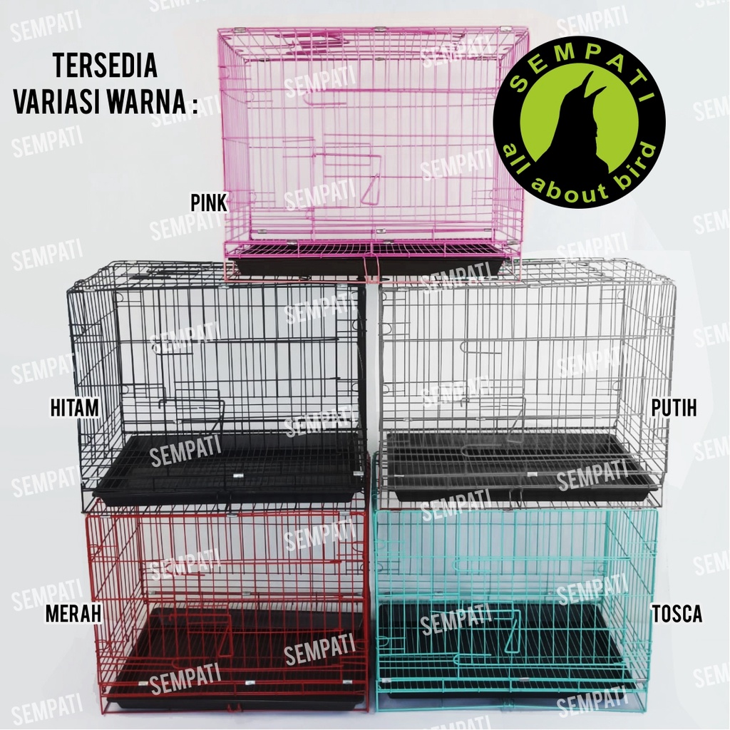 KANDANG KUCING BESI IMPORT LIPAT PET CARGO KANDANG HEWAN KANDANG KELINCI ANJING SANGKAR KUCING KDCAT-4