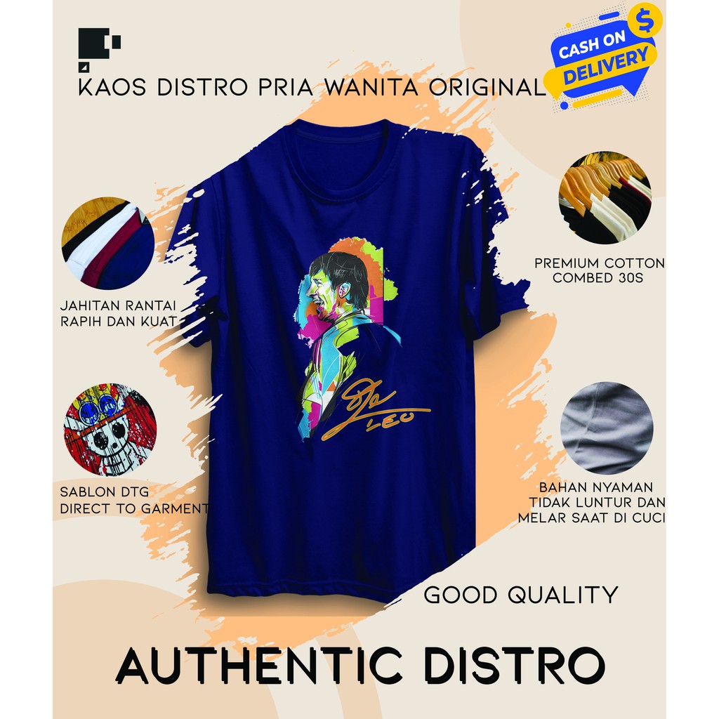 Kaos Distro Pria Wanita  Pendek Terbaru Baju  Laki Dewasa  