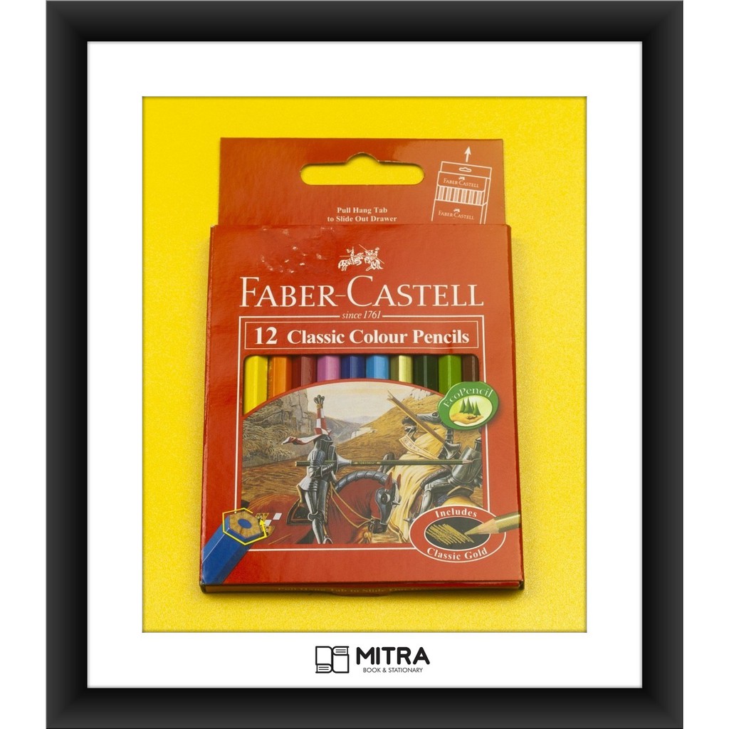

Pensil Warna Faber Castell Classic 12Warna Pendek