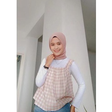 TANKTOP TARTAN MIKAY / CROP TOP KOREA TANKTOP HALAL