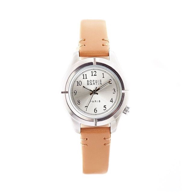 JAM TANGAN WANITA SOPHIE MARTIN CREAM KULIT MILEY