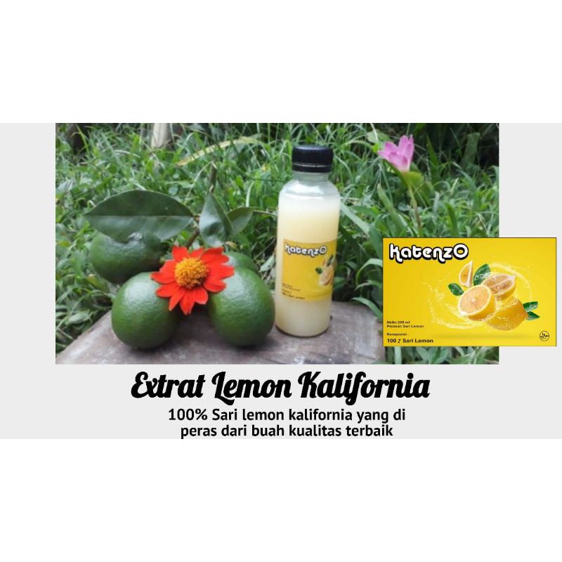 

KATENZO Ekstrak Jeruk Lemon 100% sari lemon California Original no 1