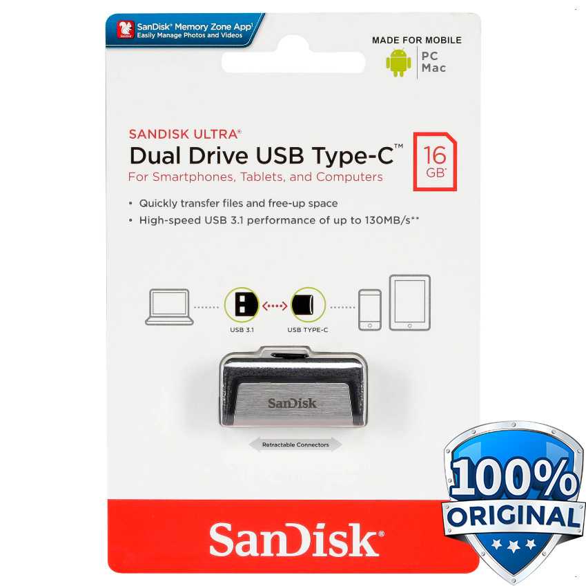 SanDisk Ultra Dual USB Drive Type-C