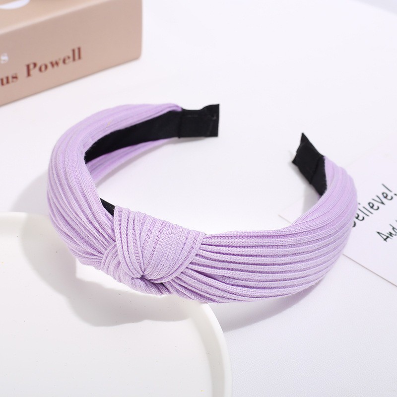 OVERFLOWS.ID Bando Simpul Lebar Ala Korea Import Bandana Polos Motif Lucu Murah