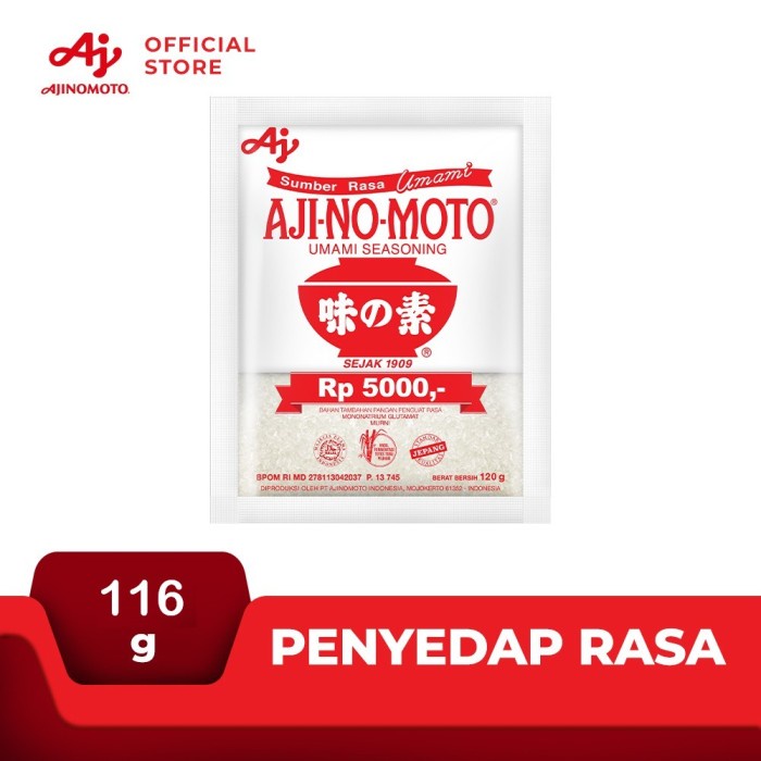 

AJI-NO-MOTO® Penyedap Rasa MSG Ajinomoto 116gr