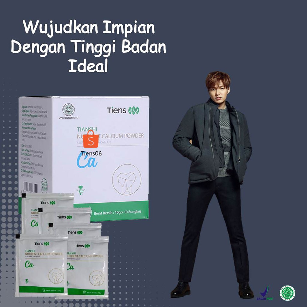 

nhcp tiens susu kalsium pertumbuhan peninggi badan susu nutrient high calcium ( per sachet )