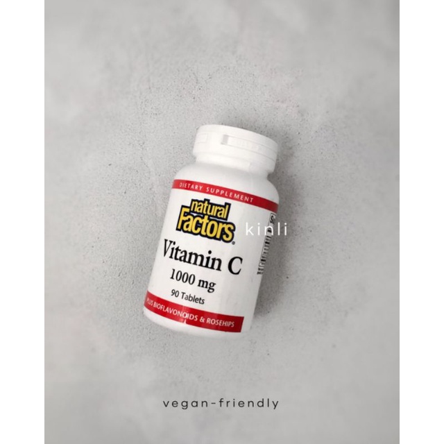 natural factors vitamin c 1000 mg 90 tablets rose hips bioflavonoids